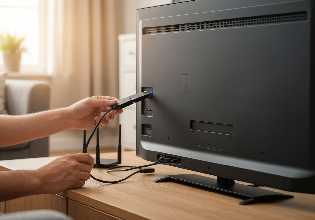 Installation d'un lecteur IPTV : connexion HDMI à la télévision étape par étape