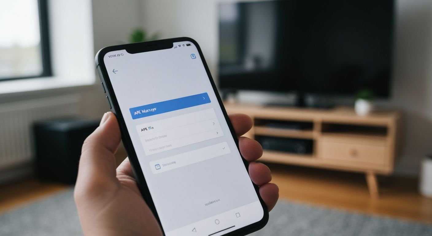 Installation d'une application APK sur smartphone Android avec boîte de dialogue de confirmation visible