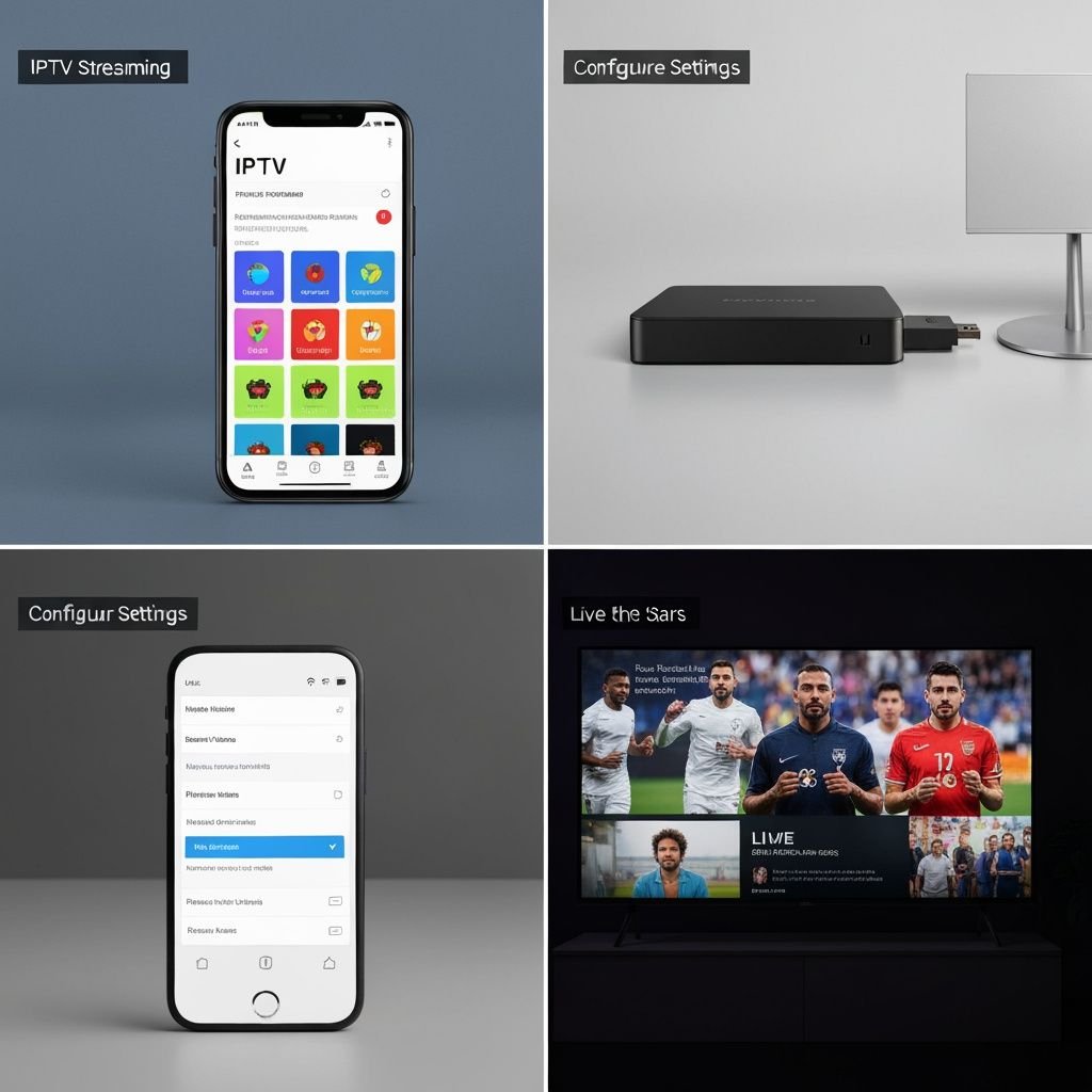 Guide installation IPTV : application mobile, appareil streaming, configuration et lecture TV