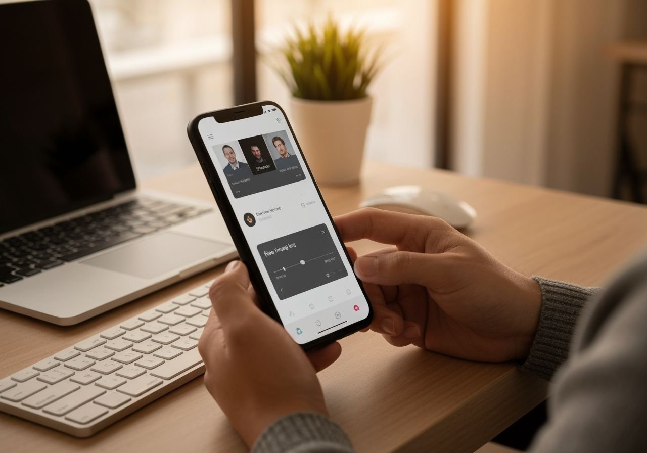 Installation et utilisation d'une application média sur smartphone Android en environnement domestique