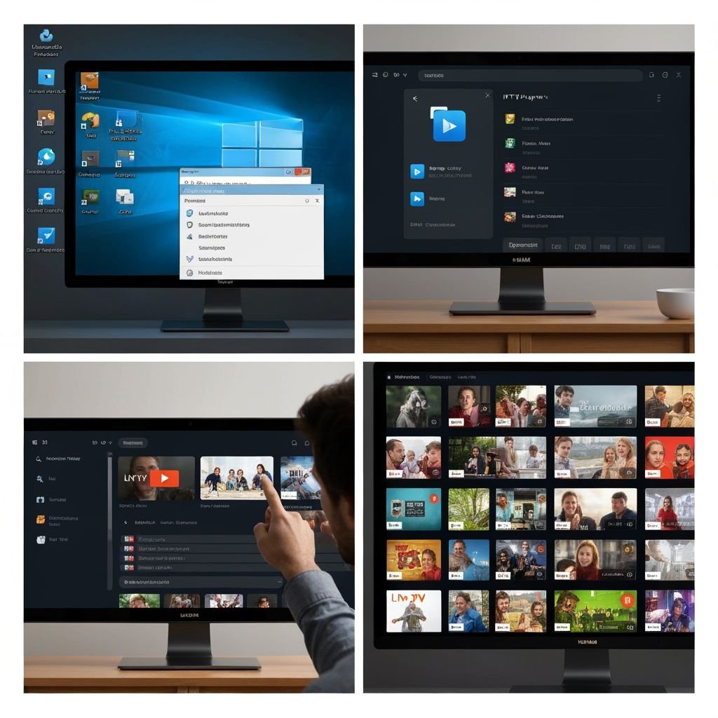 Quatre étapes : téléchargement, installation, configuration et lecture de chaînes IPTV sur PC