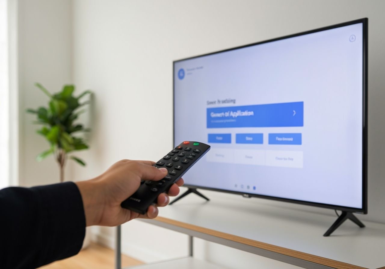 Configuration étape par étape d'une application de streaming sur Smart TV avec guide d'installation