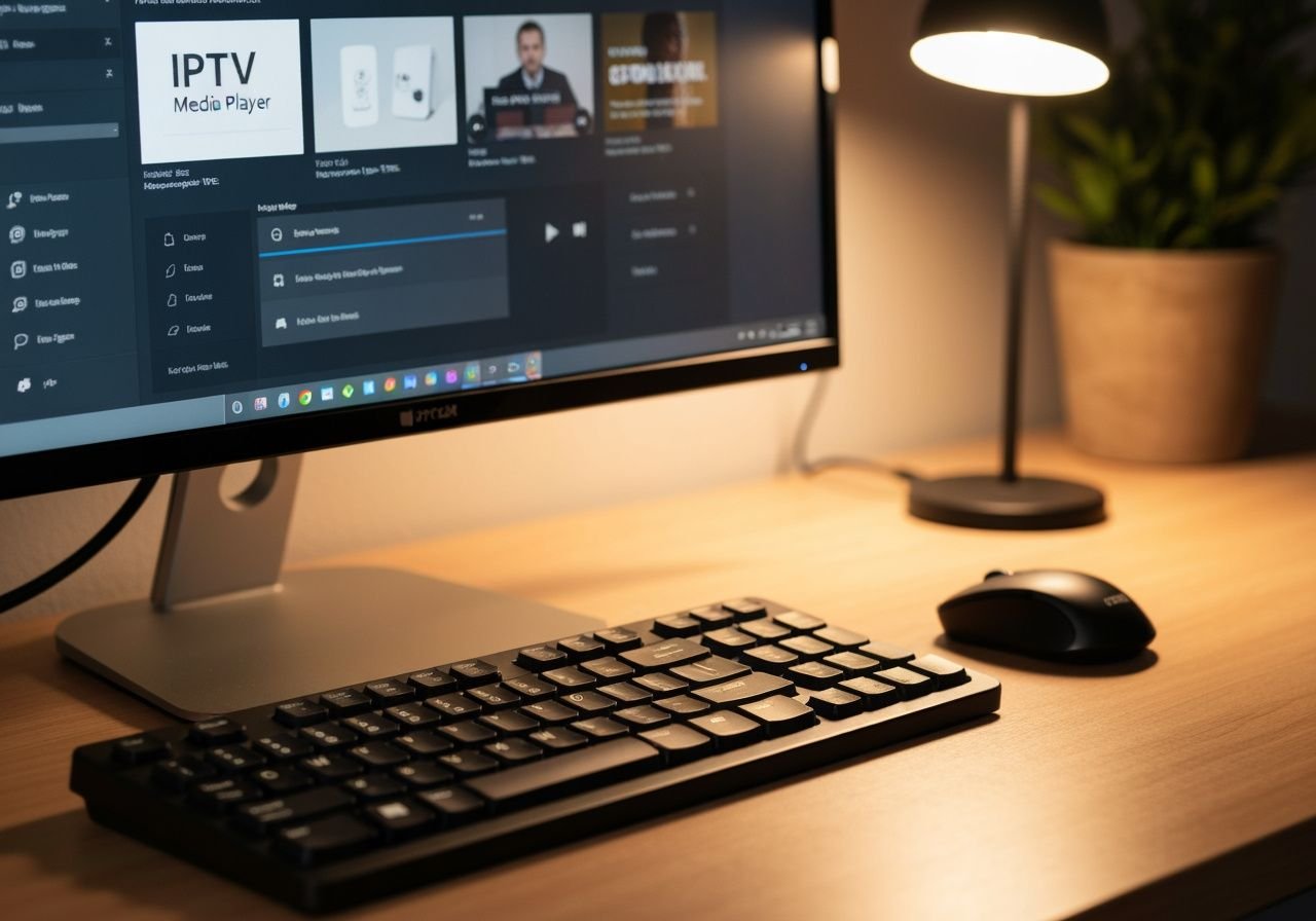 Configuration d'une application IPTV sur PC Windows en environnement de bureau