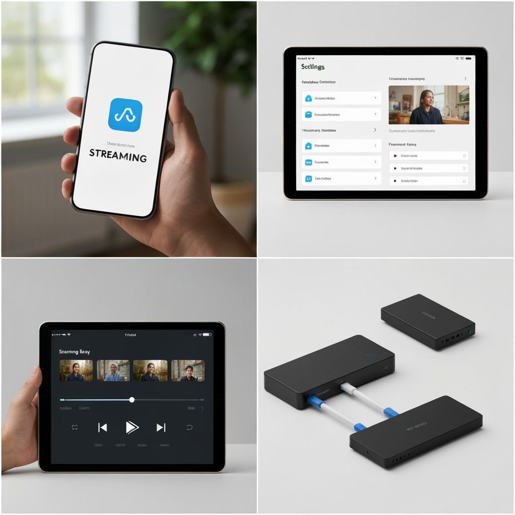 Quatre étapes d'installation et configuration d'une application IPTV sur appareils mobiles et Smart TV