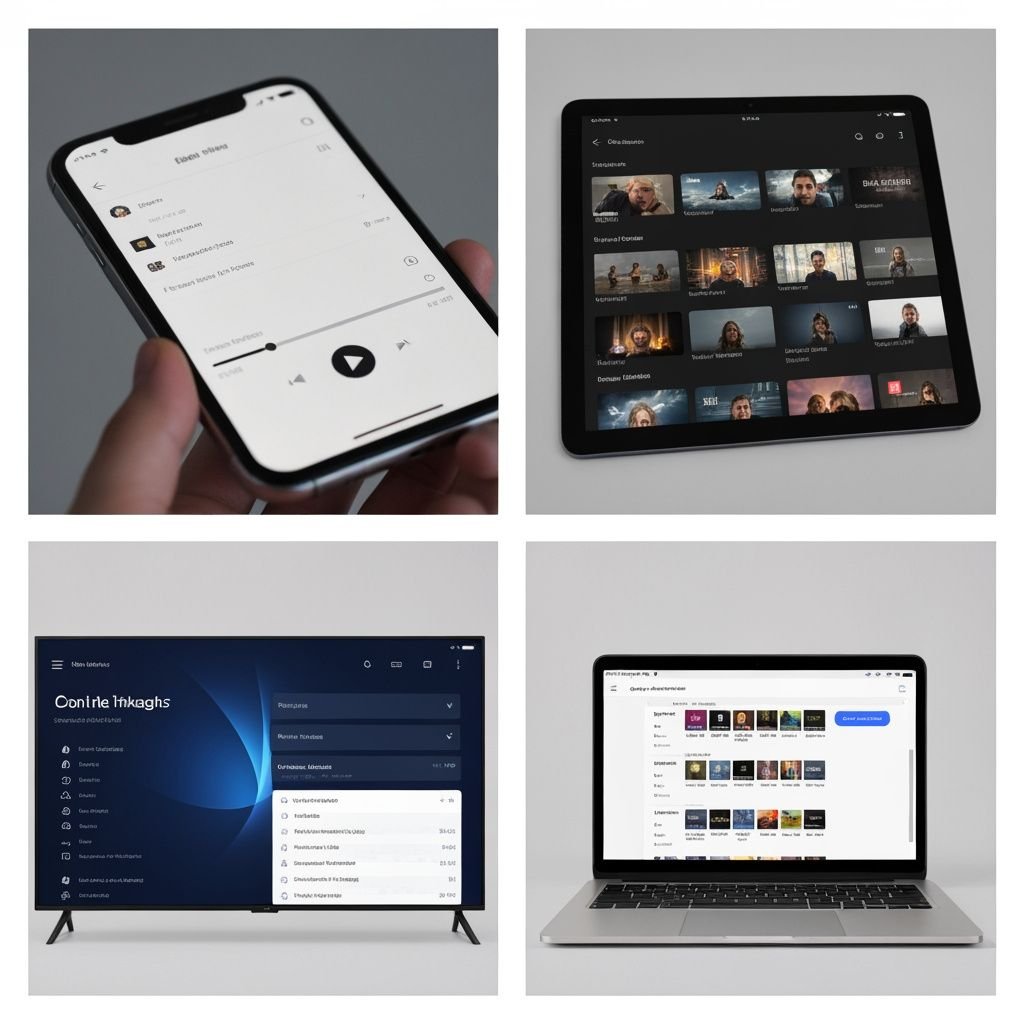 Comparatif de quatre lecteurs IPTV sur smartphone, tablette, Smart TV et ordinateur