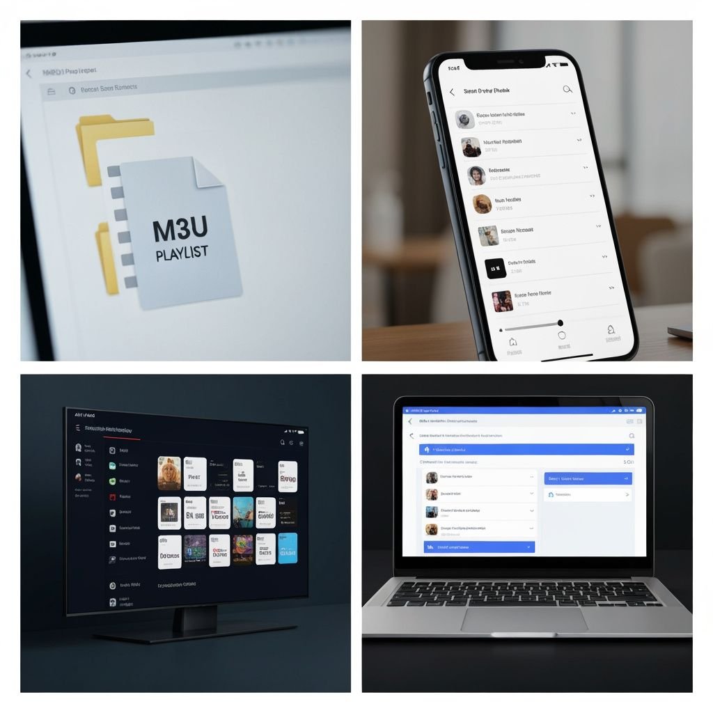 Quatre étapes pour choisir un lecteur IPTV : fichier M3U, application mobile, interface TV et configuration