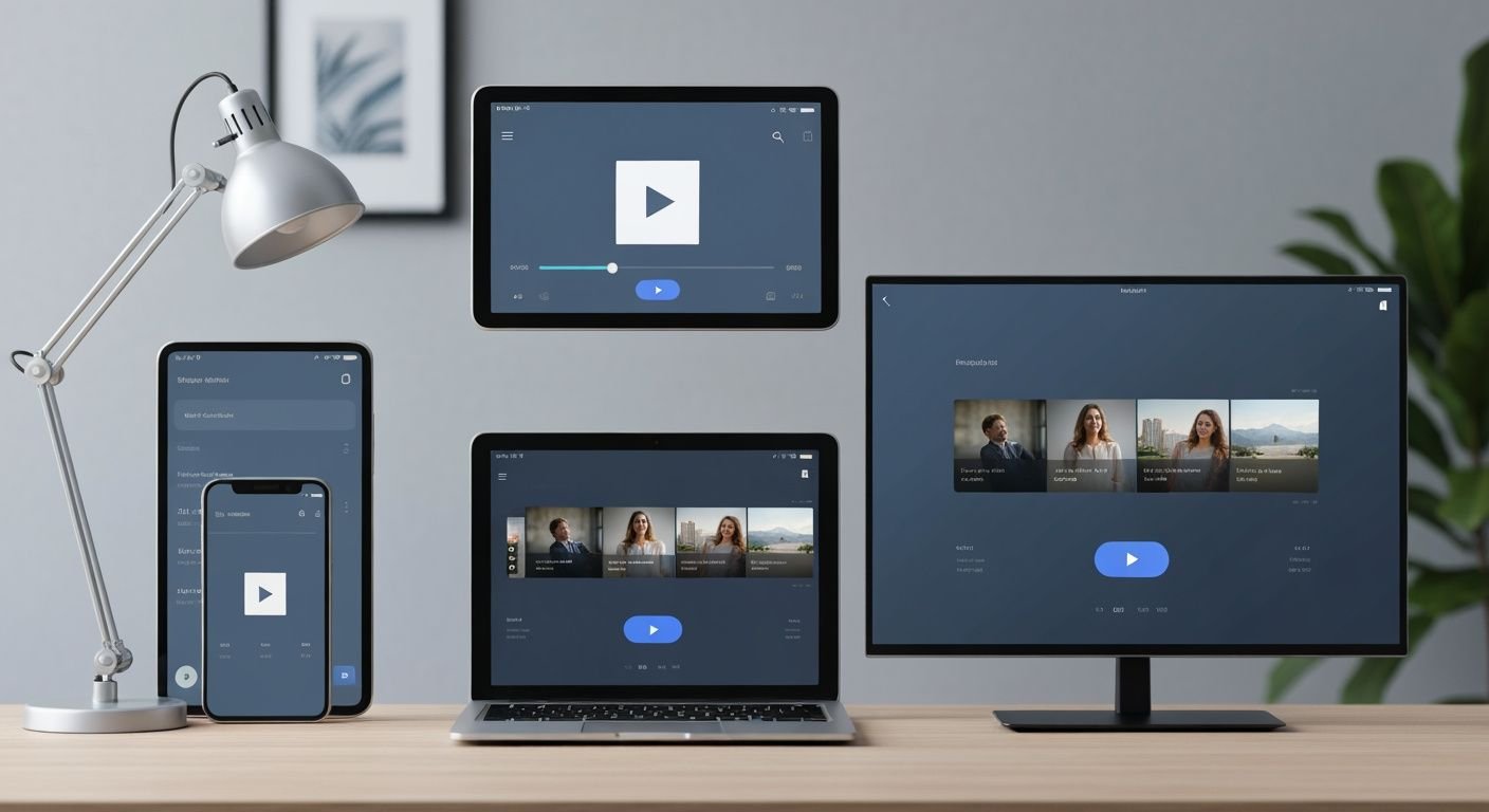 Comparaison de lecteurs IPTV sur smartphone, tablette, ordinateur et Smart TV