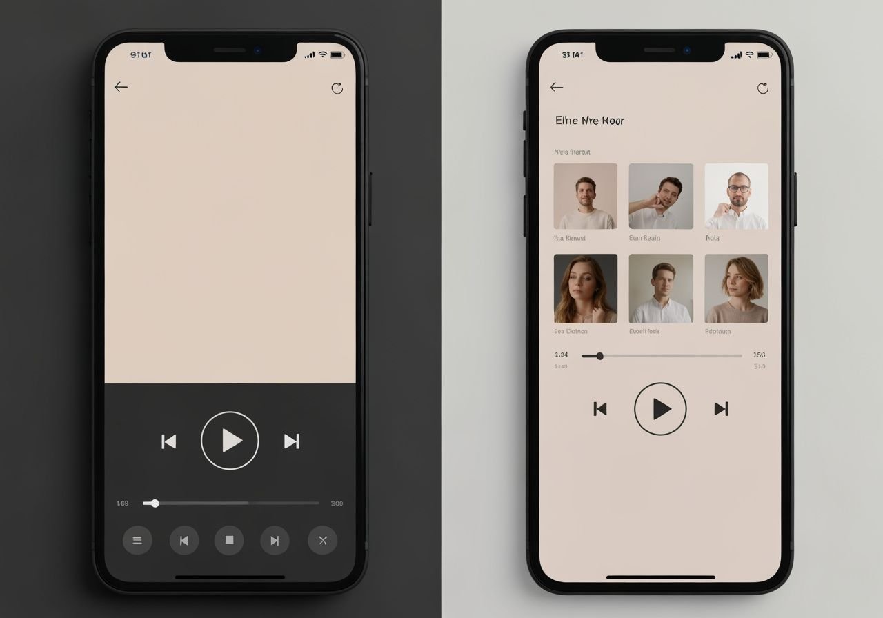 Comparaison de deux lecteurs IPTV Android avec interfaces différentes