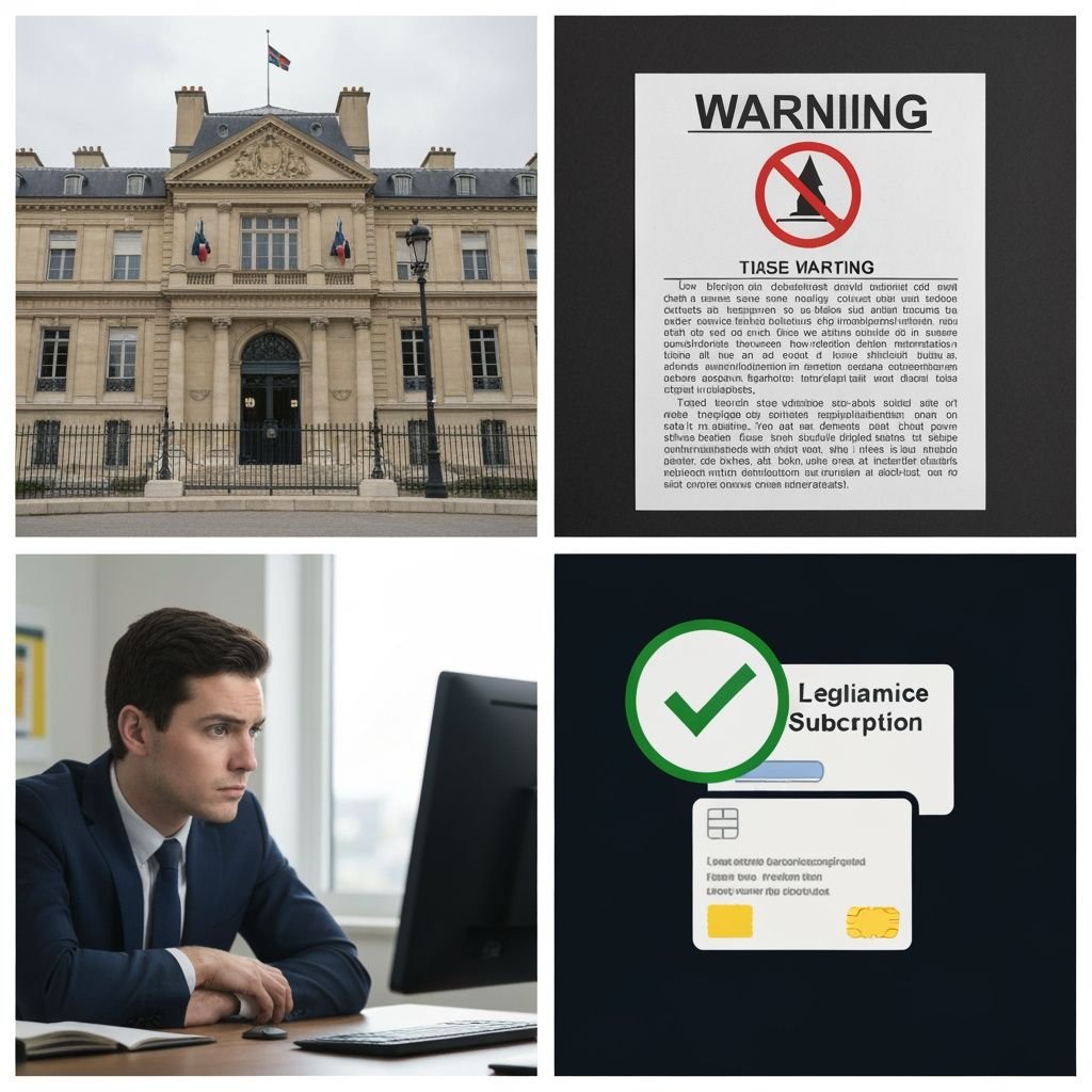 Quatre étapes des risques légaux IPTV : justice, avertissement, surveillance et alternatives légales