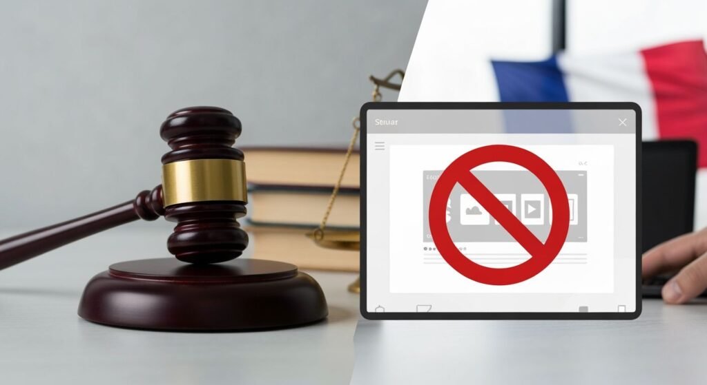 Symbole légal et interface de streaming : risques juridiques de l'IPTV illégal en France