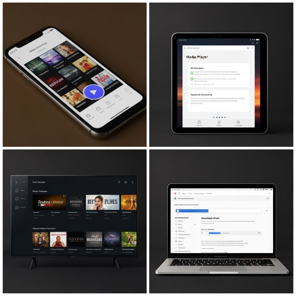 Guide installation : application mobile, tablette, Smart TV et ordinateur avec interface streaming