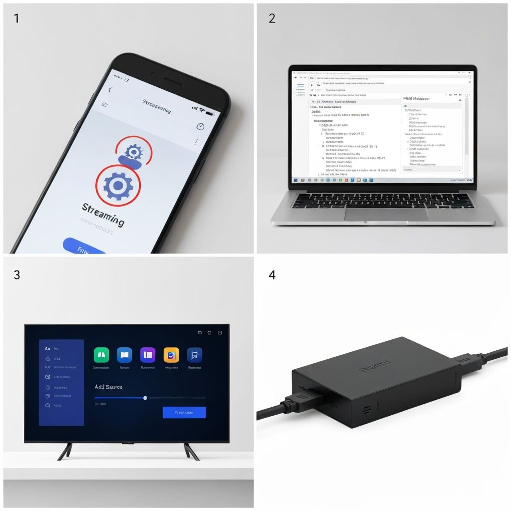 Guide étapes : smartphone, fichier M3U, Smart TV et appareil streaming pour ajouter source IPTV