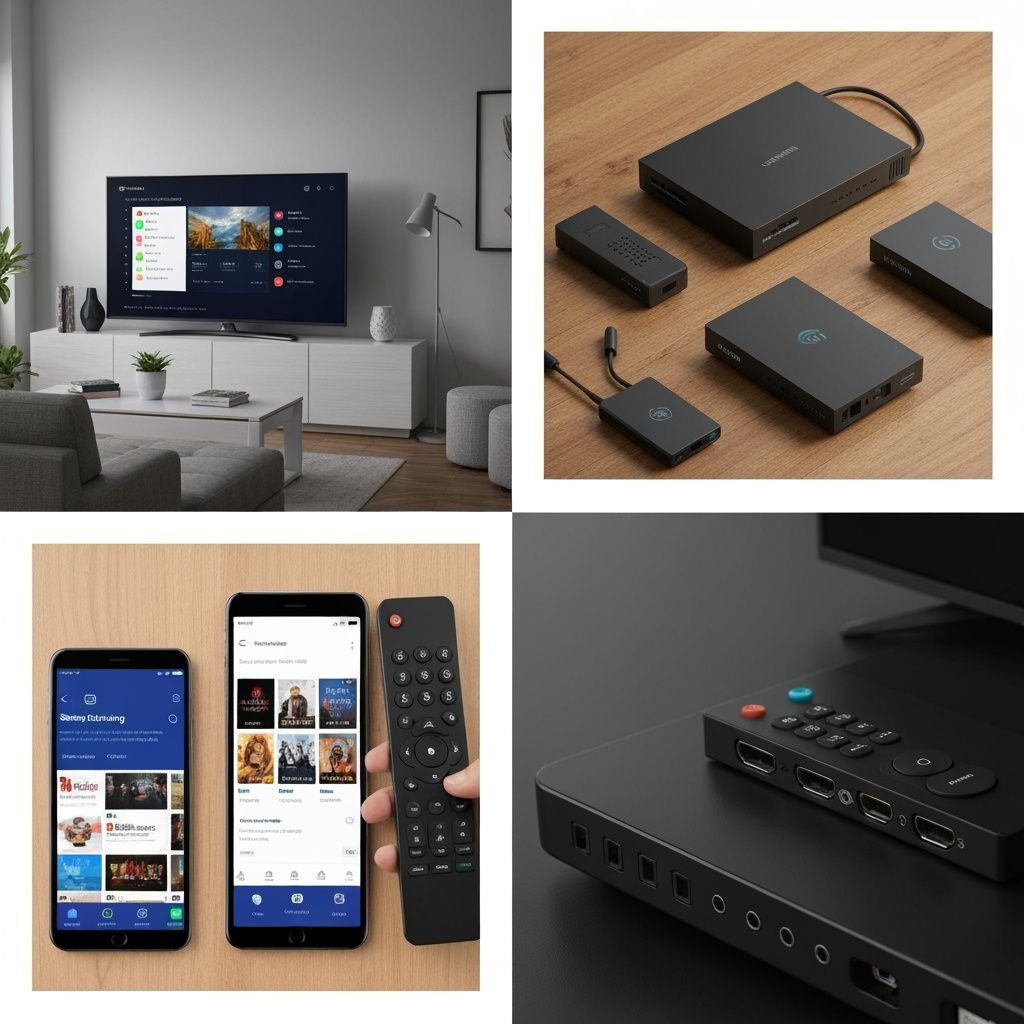 Comparatif de solutions IPTV : Smart TV, boîtiers multimédias, applications mobiles et accessoires