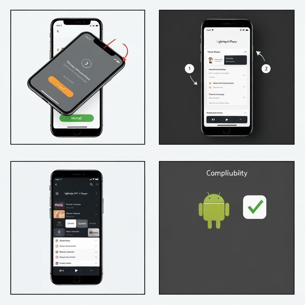 Quatre étapes d'installation et utilisation d'une application IPTV mobile sur Android et iOS