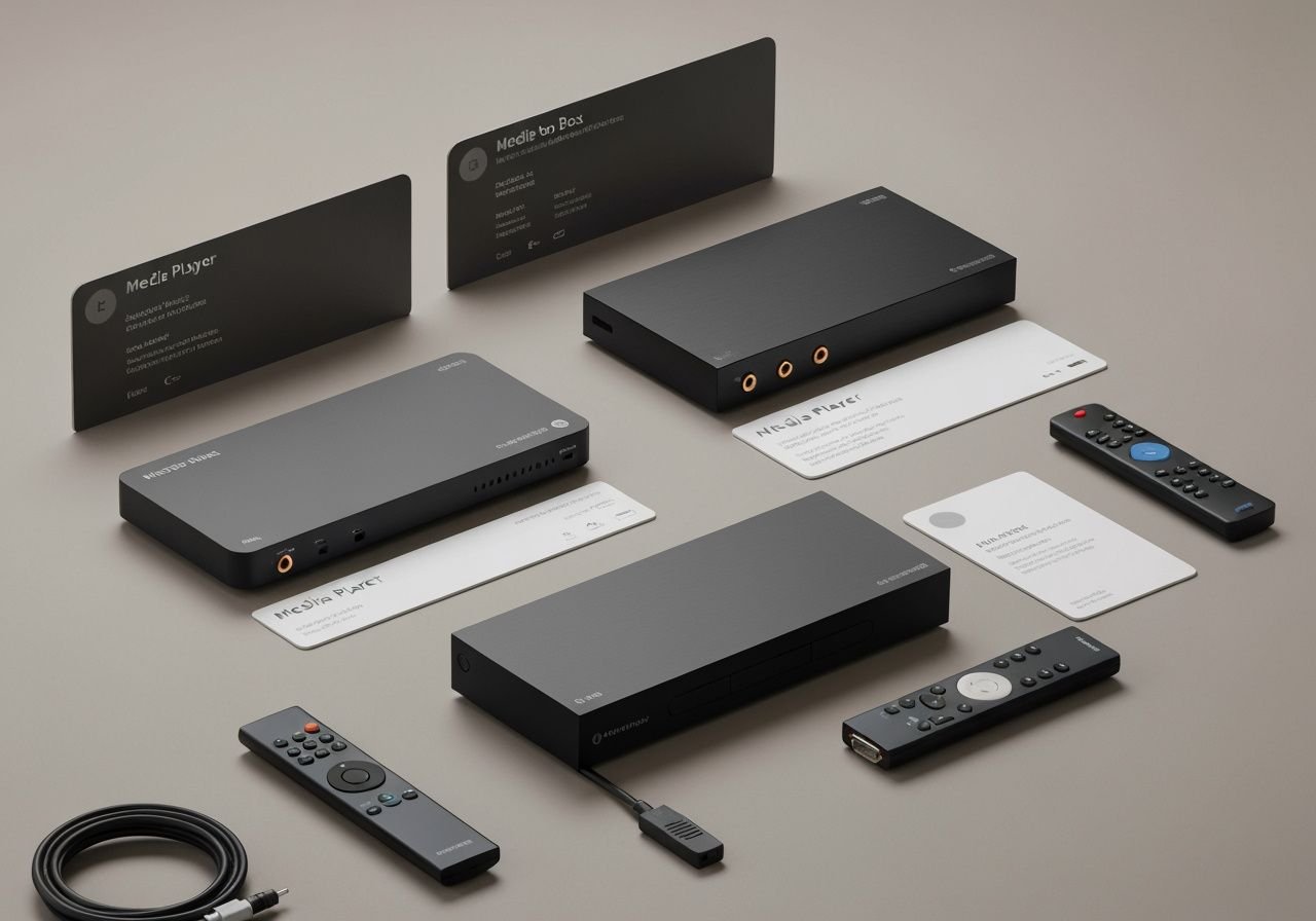Comparaison détaillée de trois appareils de streaming et boîtiers multimédias avec accessoires